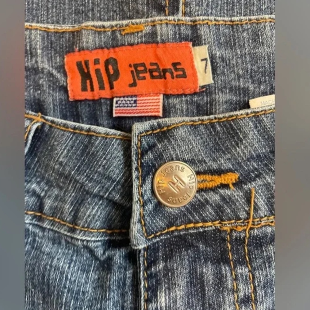 Vintage Hip Jeans Maxi Skirt in vintage size 7. - Picture 5 of 5